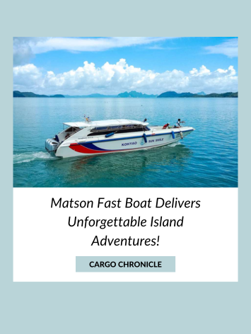 Matson Fast Boat Delivers Unforgettable Island Adventures!